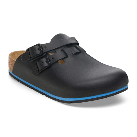 BIRKENSTOCK Clog KAY pro 1026002 + 1026236 Superlauf 2.0, schwarz Leder