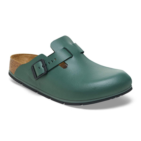 BIRKENSTOCK Clog BOSTON pro 1026081 + 1026188 Superlauf 2.0, thyme Leder