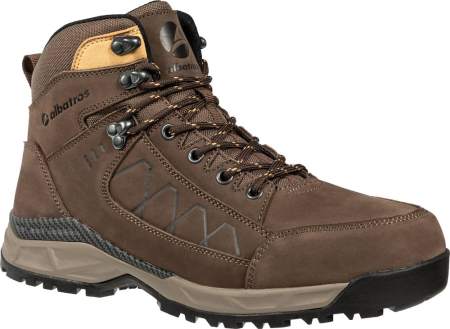 ALBATROS Höfen CTX mid 673400, Wanderschuhe Trekking- Outdoorschuhe mit atmungsaktiver Membrane, Nubukleder