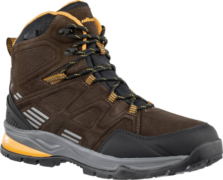 ALBATROS Lofoten 2.0 CTX mid braun, 676710 Wanderschuhe Trekking- Outdoorschuhe mit atmungsaktiver Membrane, Veloursleder