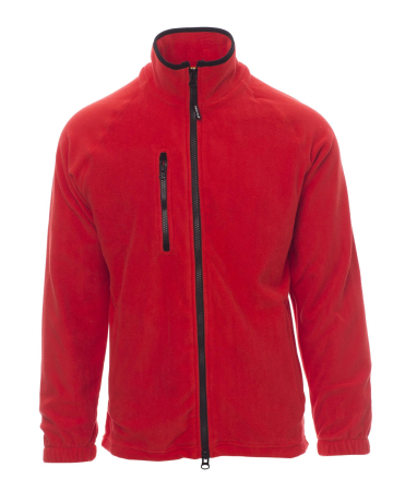 Winter Fleecejacke NORWAY für Damen und Herren, 100% Polar-Fleece 280g, rot