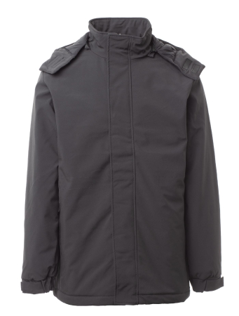 wattierter Winter Softshell-Parka NORDET, wind- und wasserdicht atmungsaktiv, anthrazit